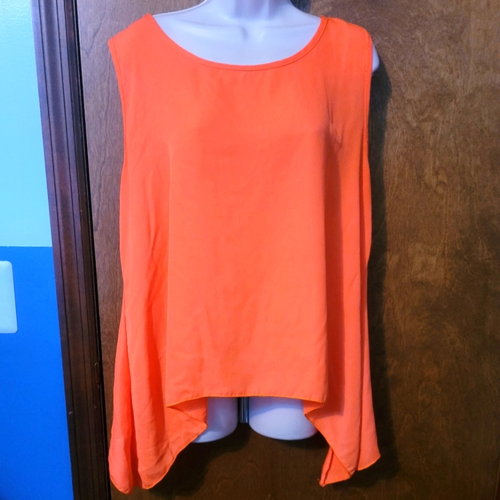 Plus Orange Top